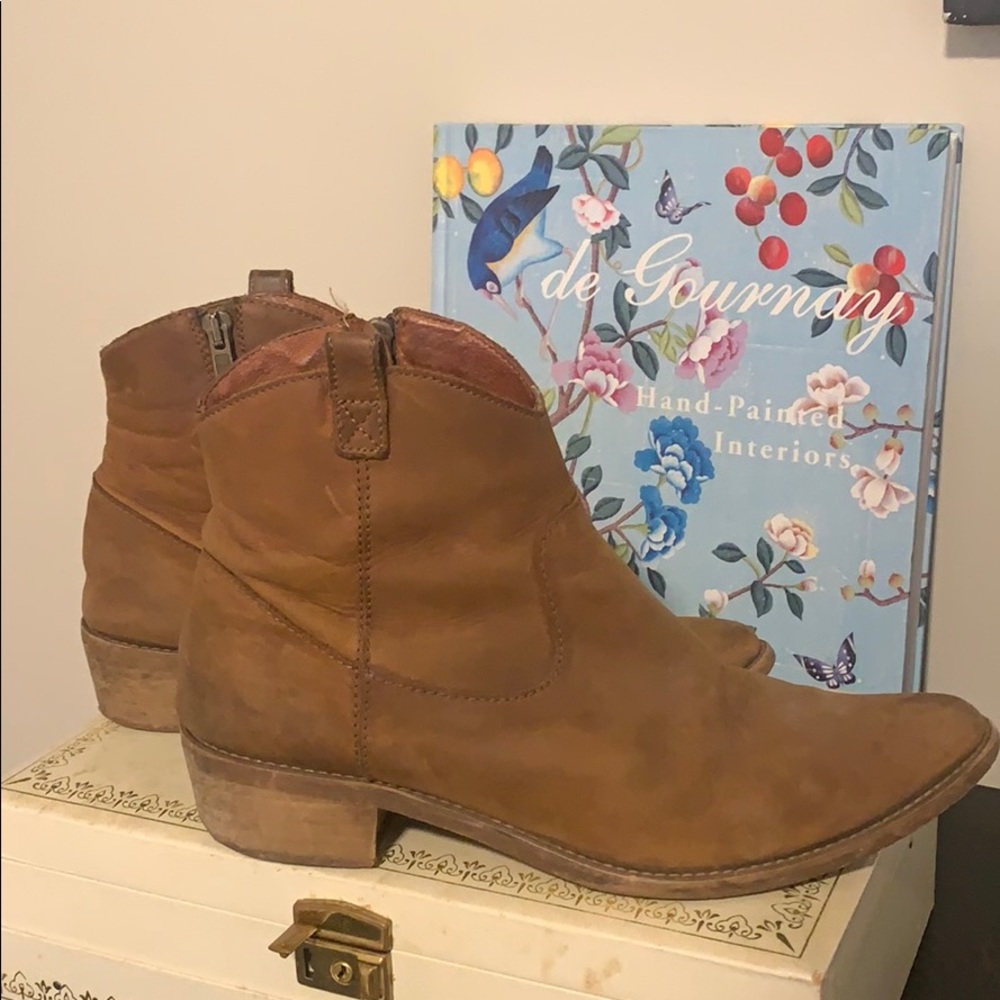 Madewell Cowboy Style Ankle Boots